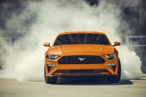 2020 Orange Ford Mustang
