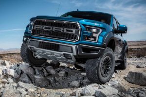 2020 Blue Ford F-150 Raptor