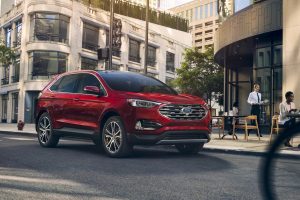 Red 2020 Ford Edge