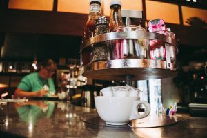 Condiment Spinner in Restaurant