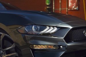2020 Gray Ford Mustang Headlamp