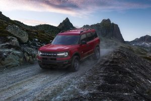 Red 2021 Ford Bronco Sport