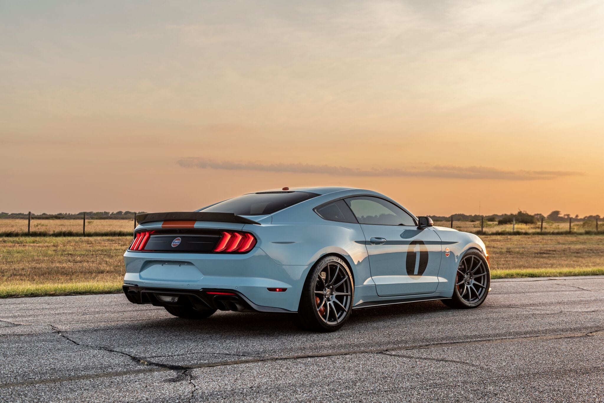 Reddick Brown Ford Gulf Heritage Edition Mustang