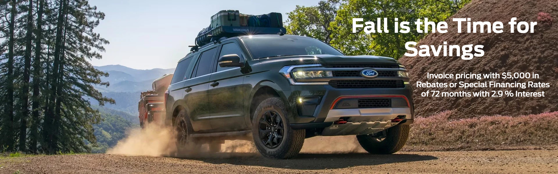 Fall is the time for savings. 