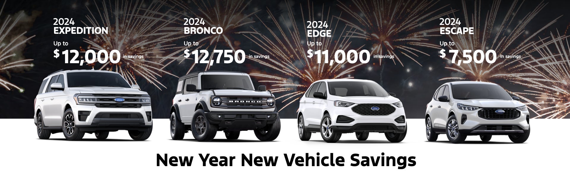 New Year New Vehicle Savings
